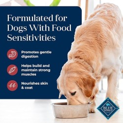 5 Pack Dog Food for Skin & Stomach Care, Limited Ingredient Diet, Made in The USA with Natural Ingredients, Salmon & Potato Recipe, 11-lb. Bag