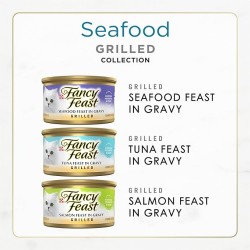 10 PackGrilled Wet Cat Food Seafood Collection in Wet Cat Food Variety Pack - (Pack of 24) 3 oz. Cans