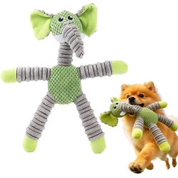 10 Pack Plush Dog Squeaky Toy, Durable Pineapple Velvet Chew Toy for Aggressive Chewers Large Medium Small Dogs Interactive Training Teeth Cleaning Stuffed Animal