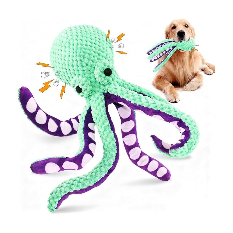 Large Squeaky Dog Toys- Plush Dog Toys with Soft Fabric for Small, Medium, and Large Dogs Daily Companionship, Training Reward Gift