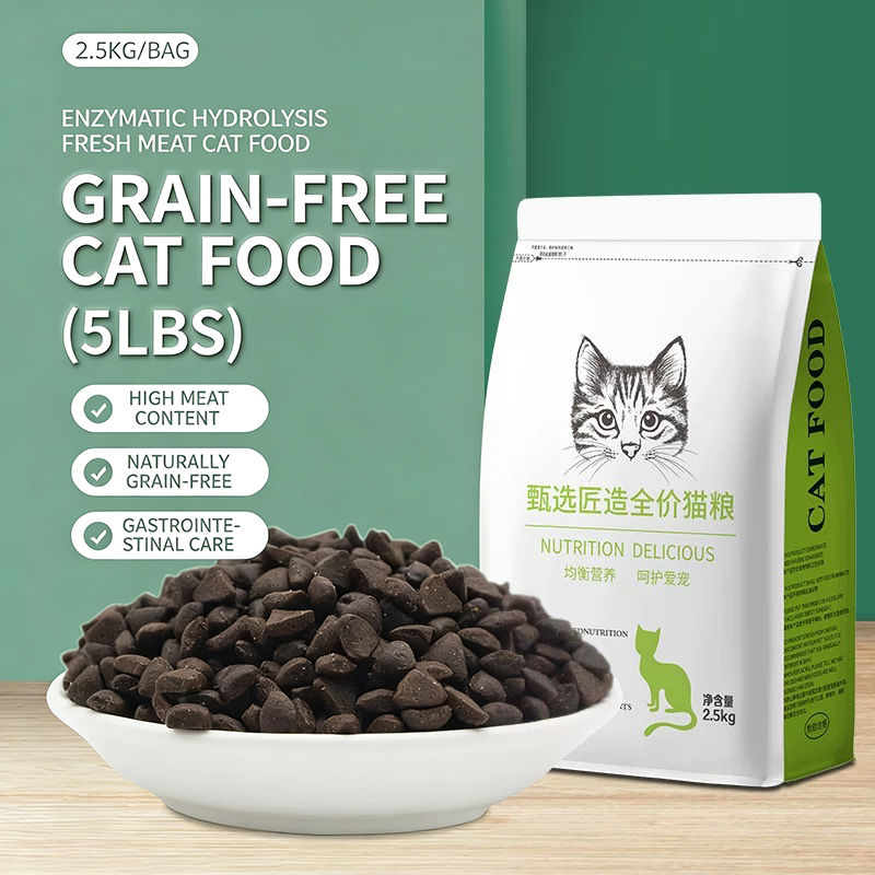 Full-price, full-term, grain-free fresh meat all-purpose cat food