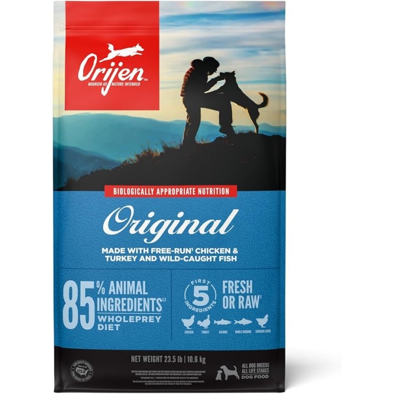 3 Pack  Free High Protein Dry Dog Food Original Recipe 23.5lb Bag